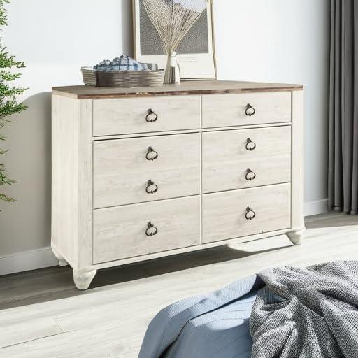 Esmarelda 6 Drawer Double Dresser