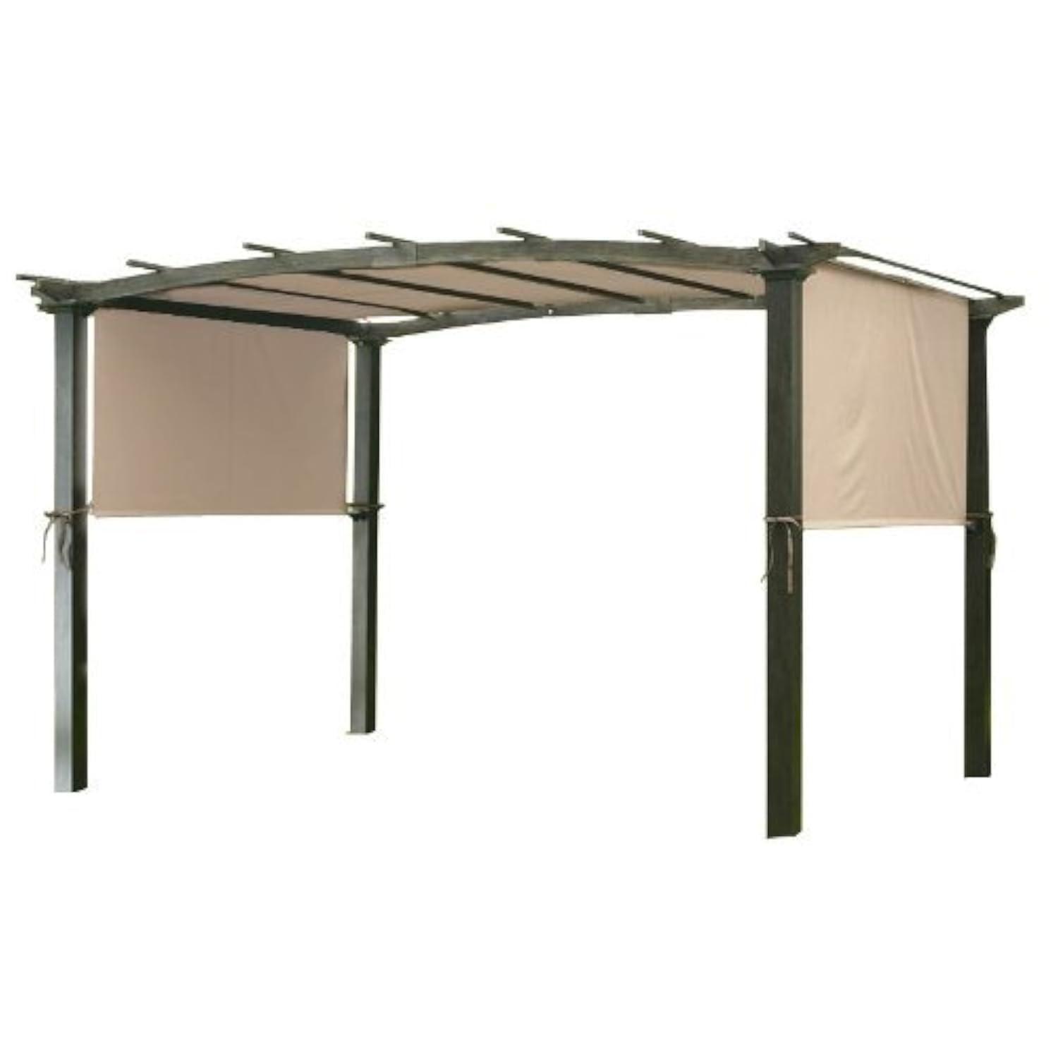 Garden Winds Universal Replacement Canopy Top Cover for Pergola Structures - Standard 350 - Midnight Trellis