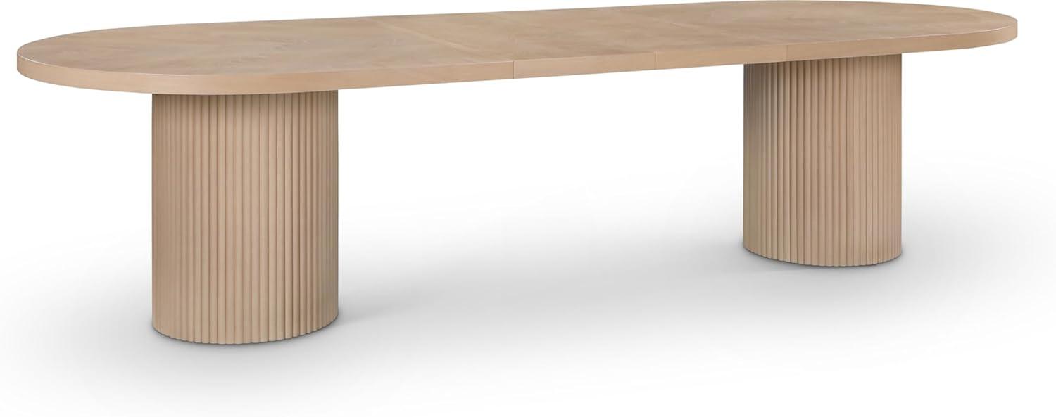 Ivona Natural Oak Extendable Oval Dining Table