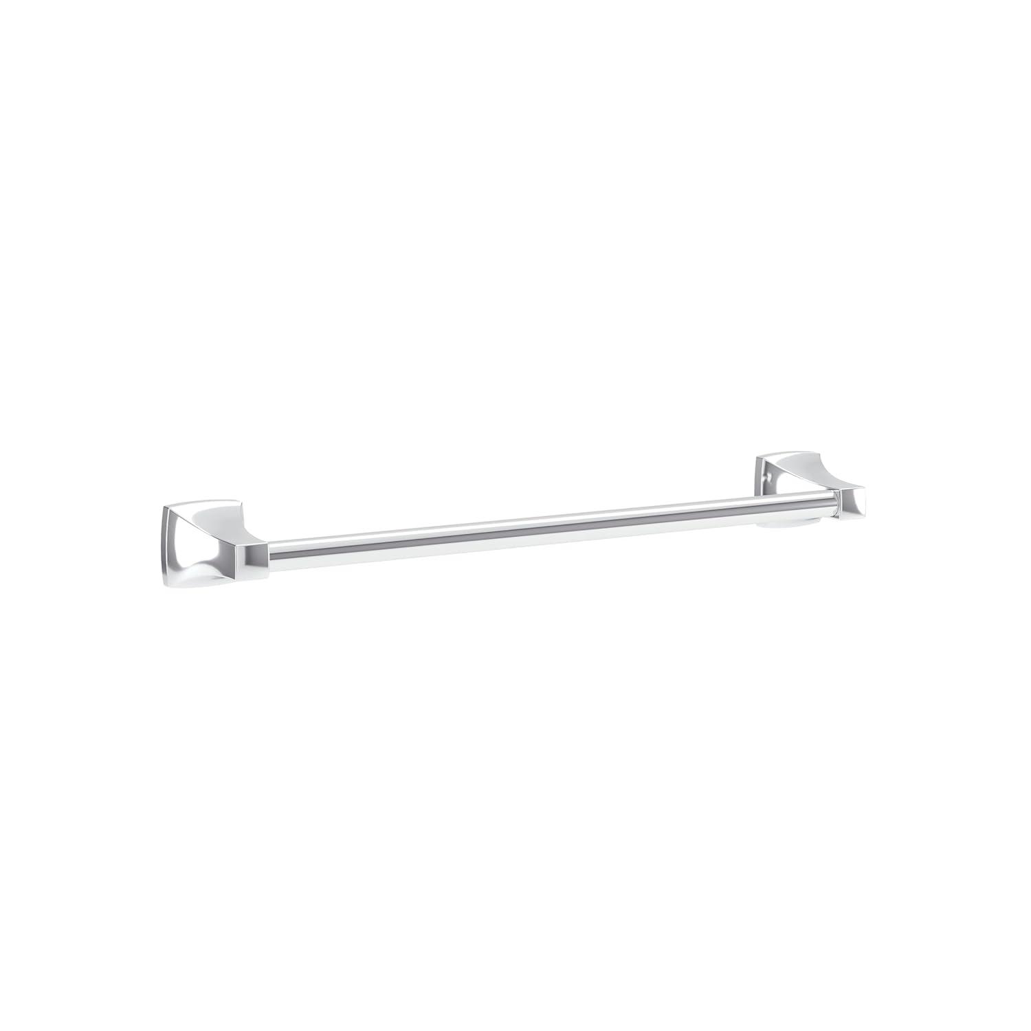 Oak Wall Mounted Bathroom Towel Bar with Installation Hardware