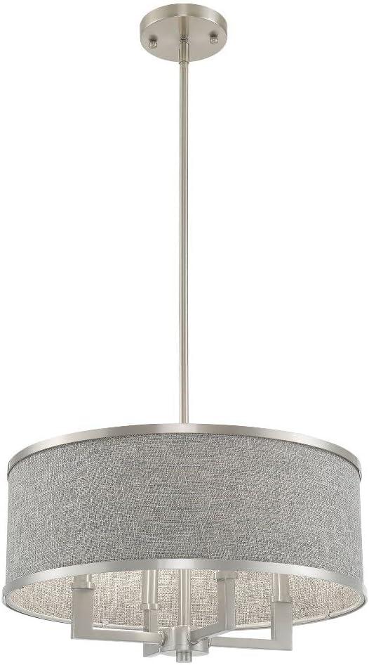 Livex Lighting Park Ridge 4 - Light Chandelier in  Brushed Nickel