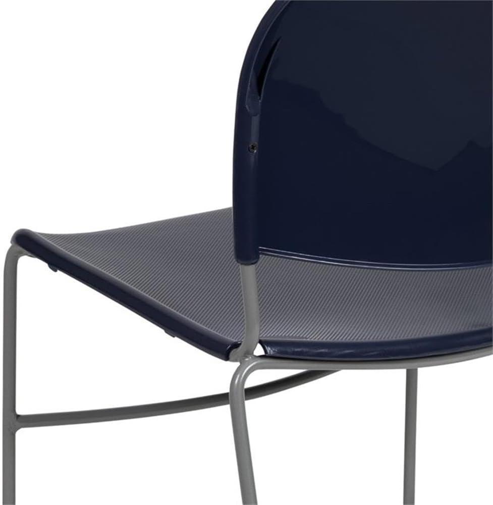 Flash Furniture HERCULES Series 880 lb. Capacity Ultra-Compact Stack Chair with Metal Frame