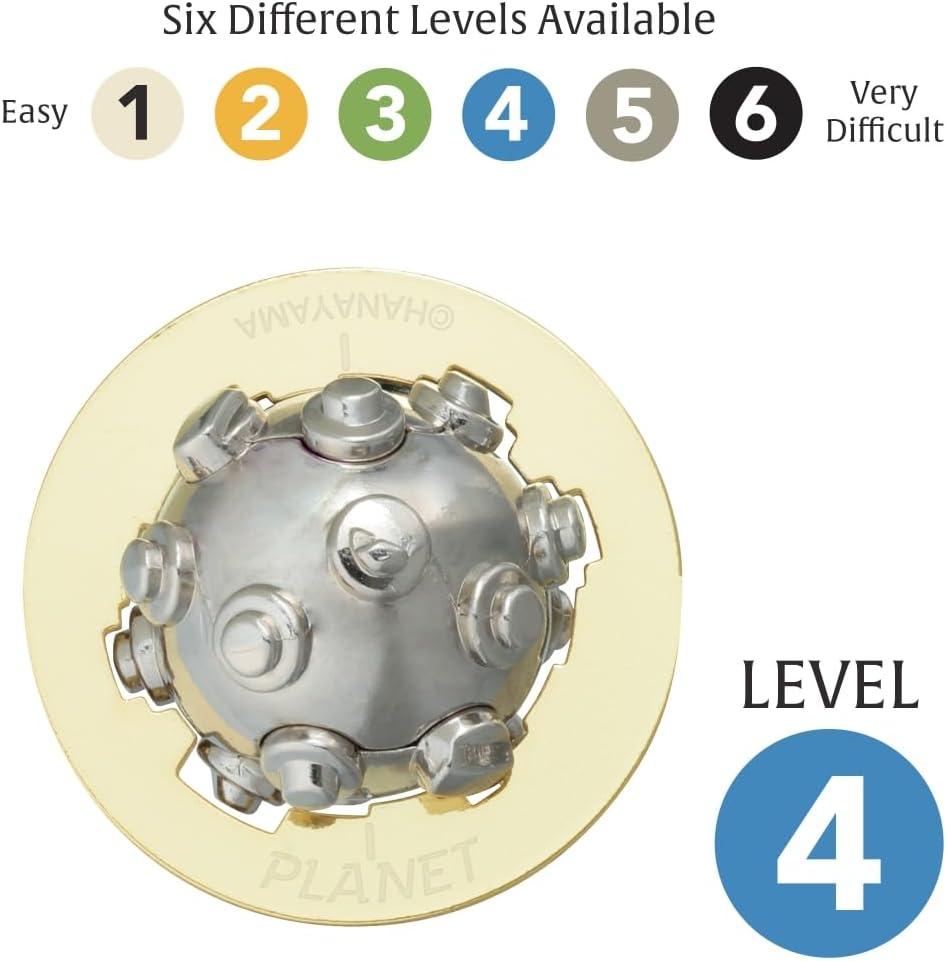 Bepuzzled Hanayama Level 4 Planet Cast Puzzle - 2pc