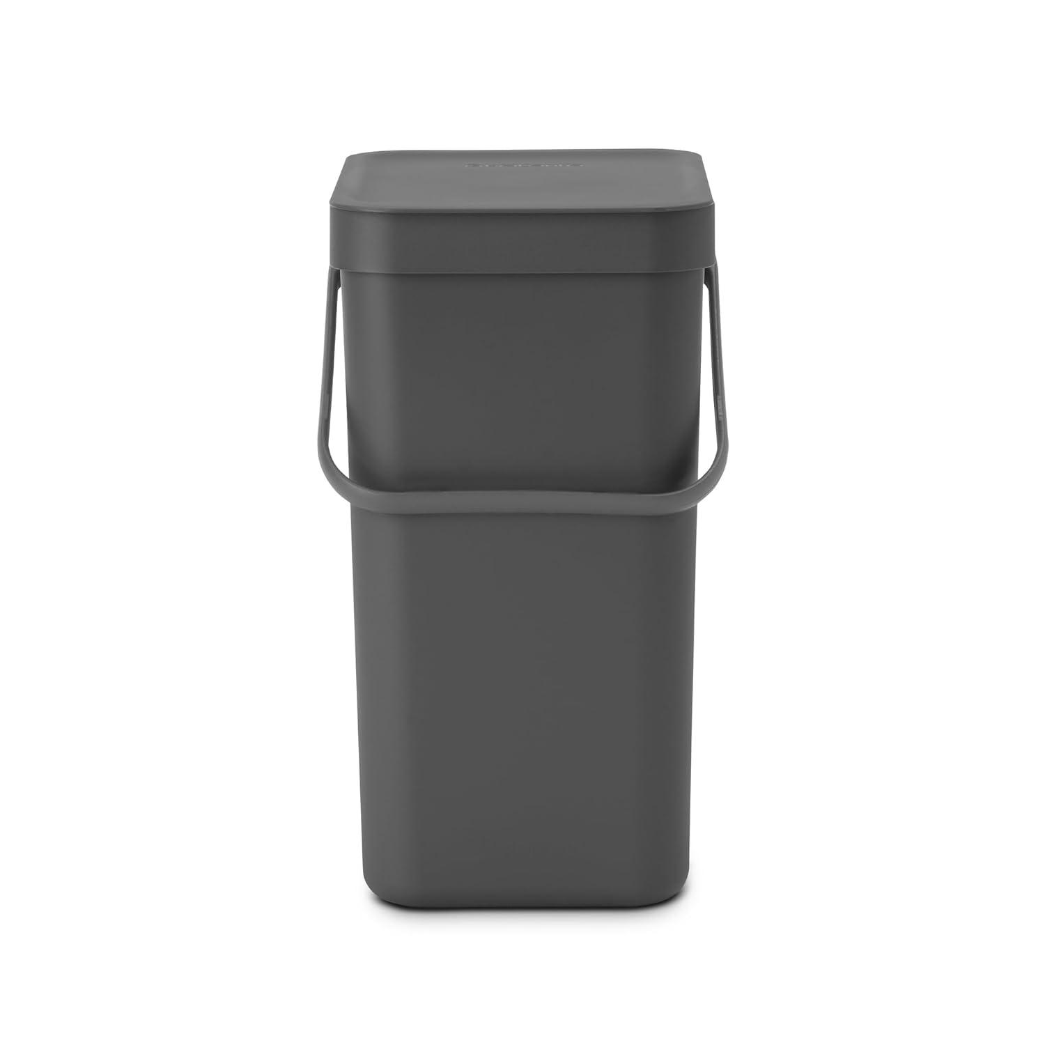 Brabantia Sort & Go Plastic Recycling Bin, 3.2 Gallon