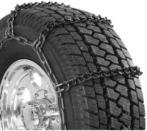 Security Chain Quik Grip Wide Base CAM SUV/Truck Tire Twist Snow Chain, Pair