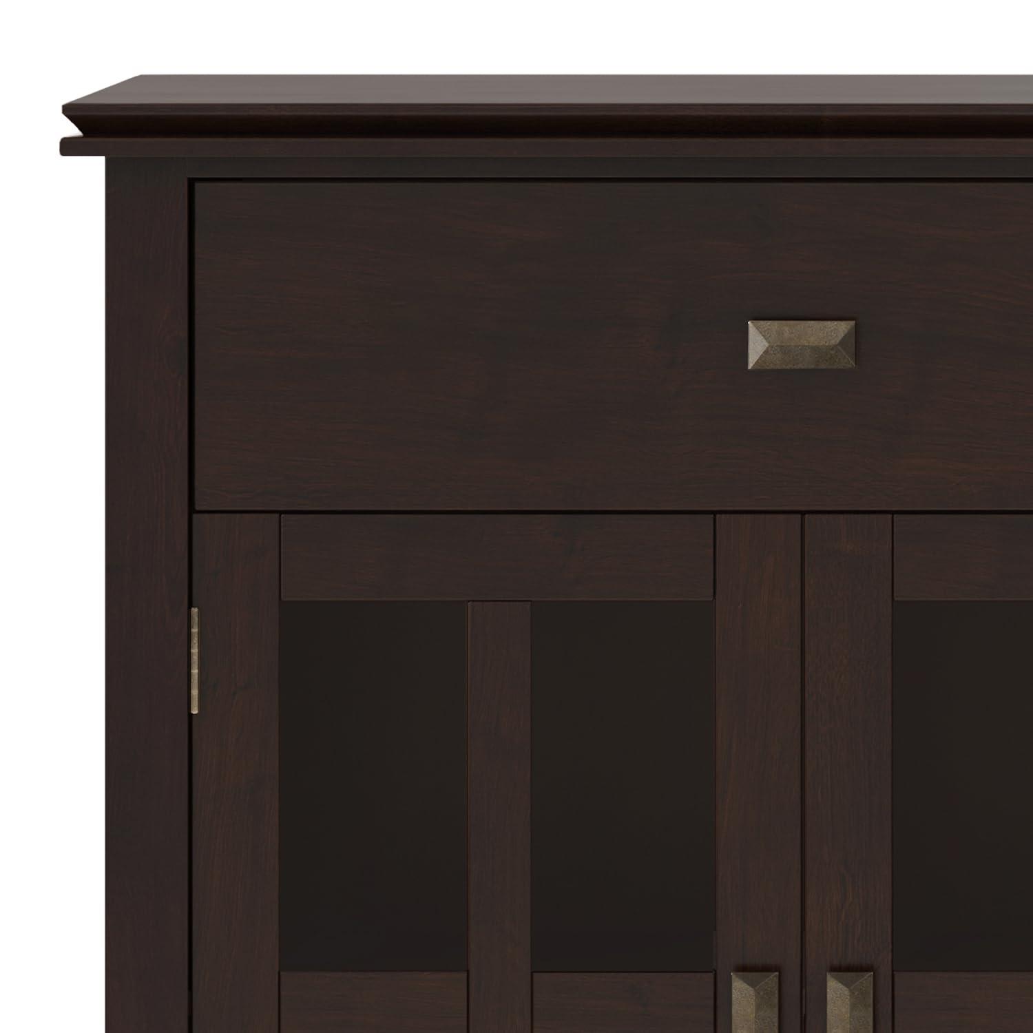Simpli Home Artisan Large 4 Door Sideboard Buffet
