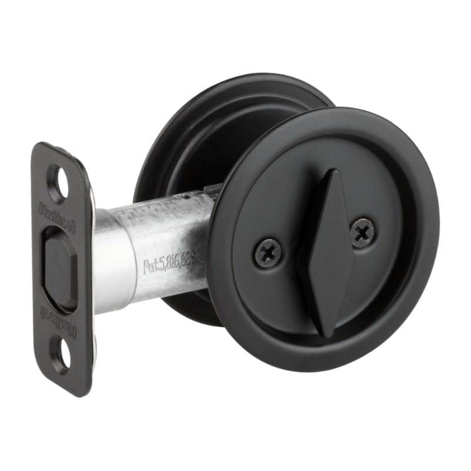 Kwikset Square Privacy Pocket Door Hardware