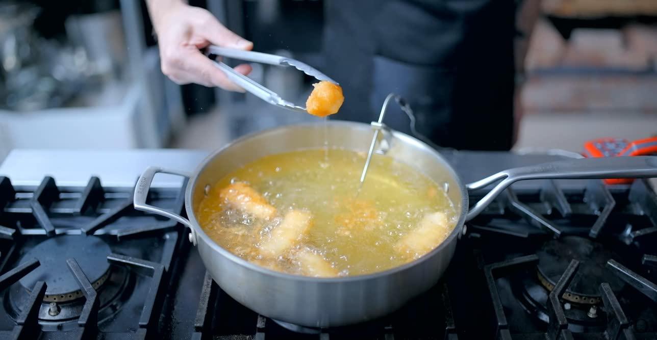 Babish 5 Quart Non-Stick Stainless Steel (18/8) Saute Pan with Lid | Wayfair