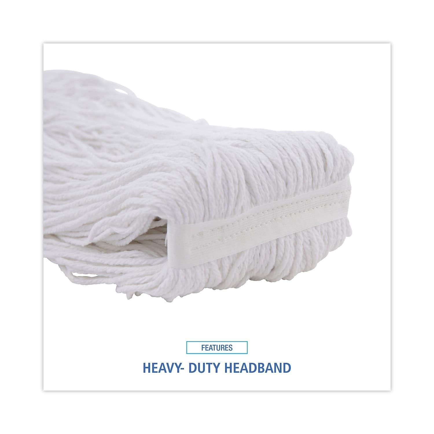 White Rayon Fiber Premium Mop Head for Efficient Cleaning