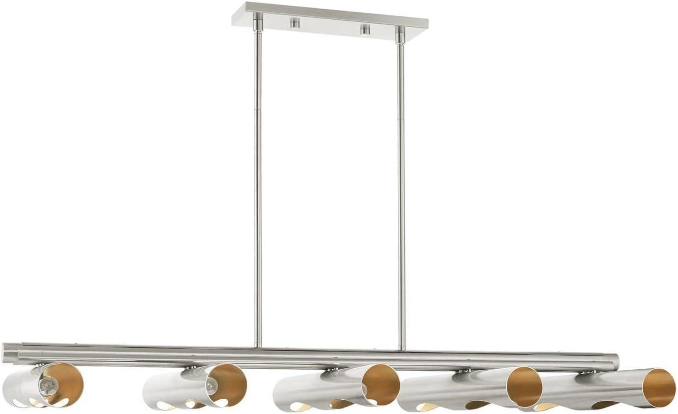 Livex Lighting Novato 10 - Light Chandelier in  Brushed Nickel