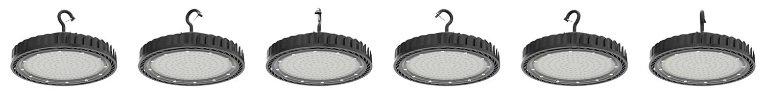 UFO Led High Bay Light 200W 4Pack 30000LM Eqv.800W MH/HPS,High Bay LED Shop Lights 5000K 0-10V Dimmable,High Bay Light for Warehouse Workshop Factory