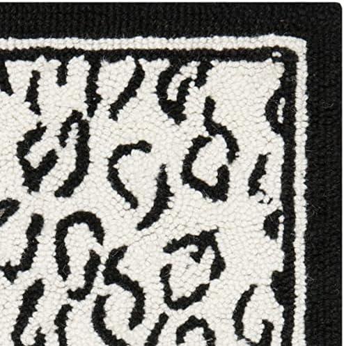 Martha Stewart Rugs Chelsea Hand Hooked Wool Animal Print Rug