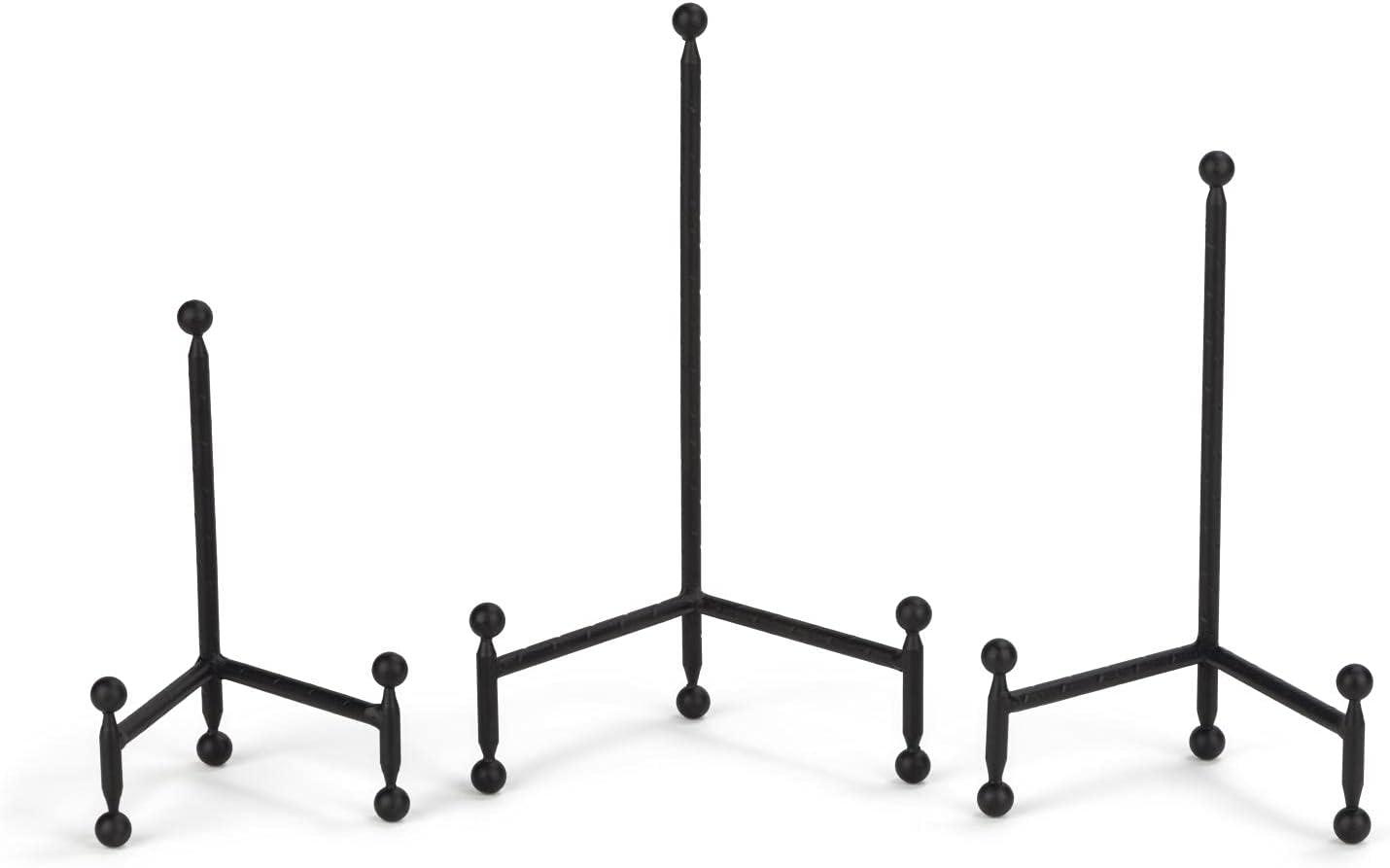 Black Powder Coated Metal Tripod Easel Display Stand