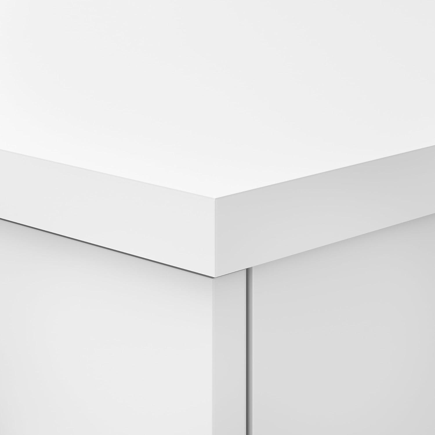 Bush Furniture Somerset 5 Shelf Tall Bookcase in White Finish