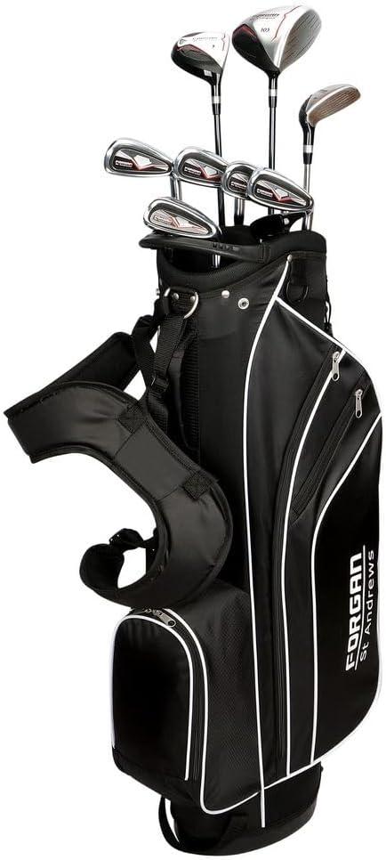 Forgan F100 Golf Clubs Set with Bag, Graphite/Steel, Regular, Mens Right Hand