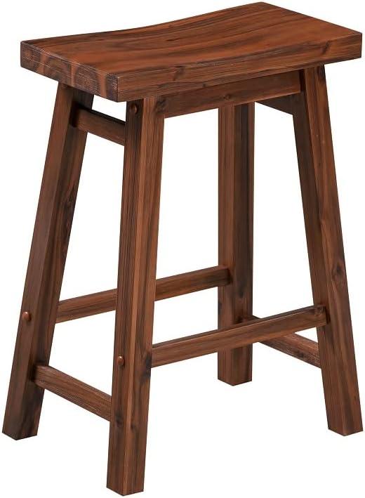 24" Sonoma Saddle Counter Height Barstool - Boraam