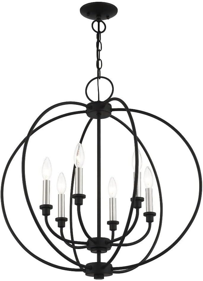 Livex Lighting Milania 6 - Light Chandelier in  Bronze