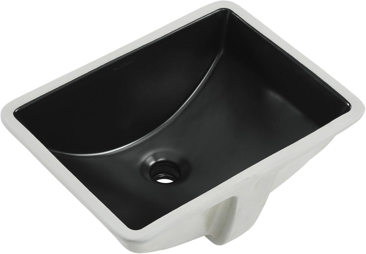 Plaisir 18.5 Rectangular Under-Mount Bathroom Sink