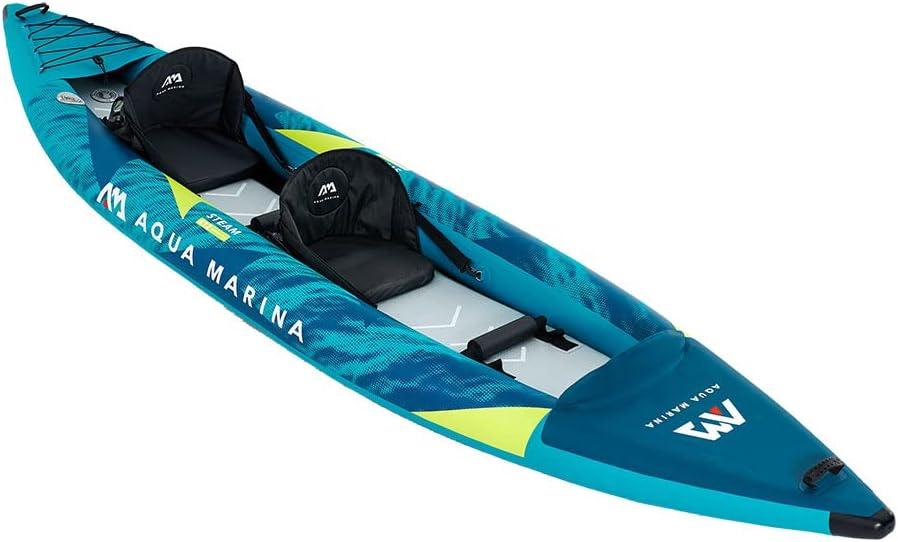 Aqua Marina Steam 13.6" Versatile Whitewater 2 Person Inflatable Kayaks