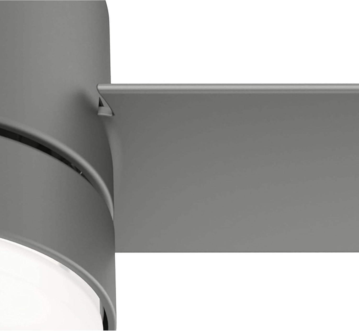 44" Gilmour 3 - Blade Outdoor Flush Mount Ceiling Fan with Remote Control and Light Kit Included