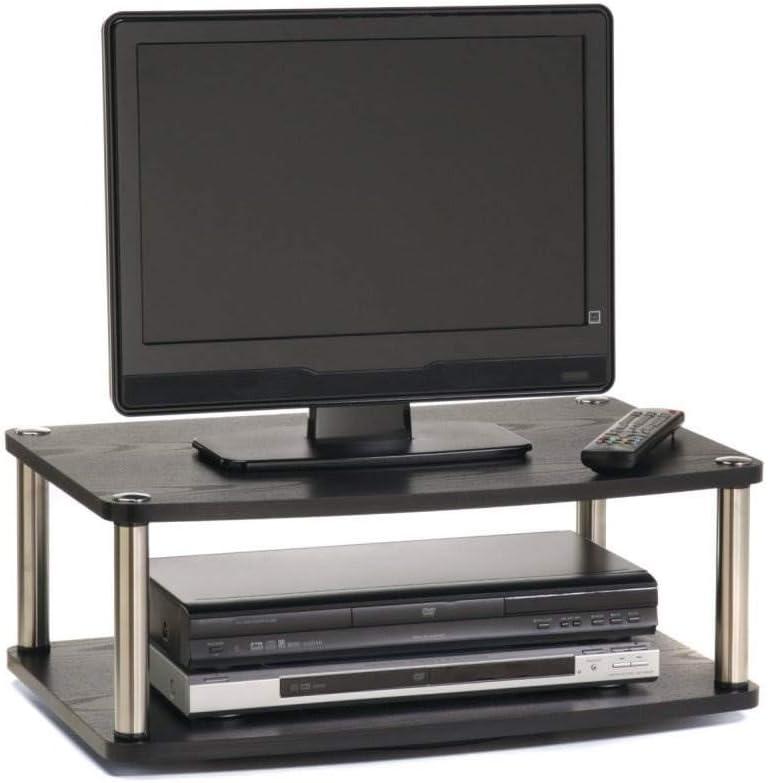 Convenience Concepts Designs2Go Double Tier Swivel Riser for TVs up to 26 Inches, Black