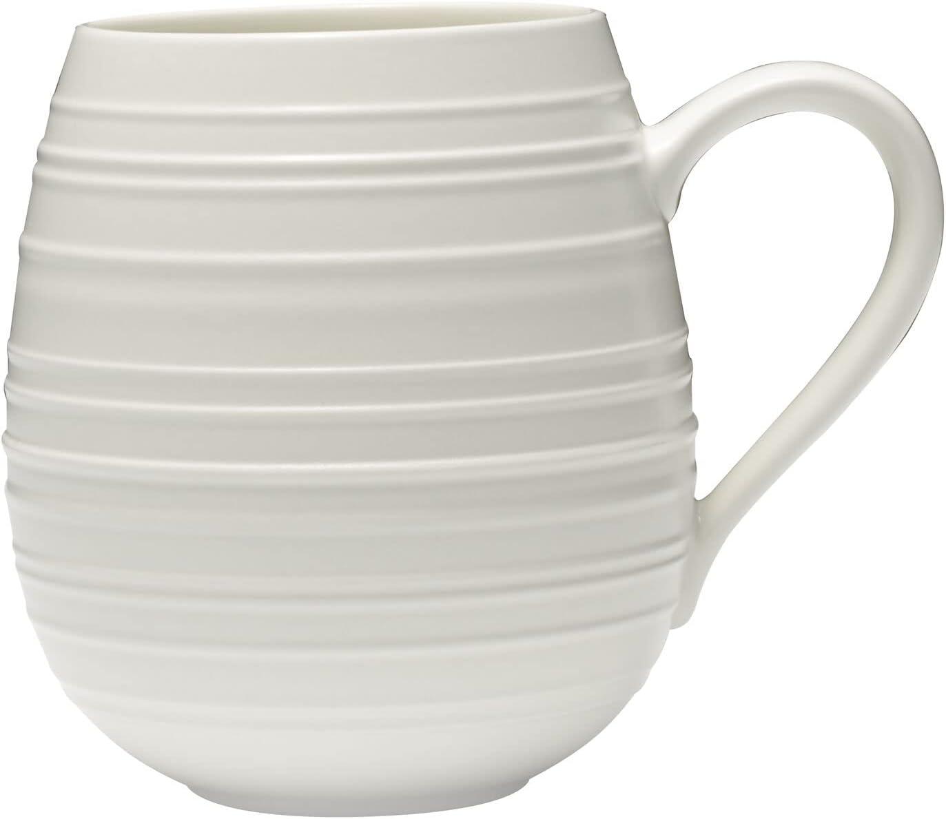 White Ceramic Coupe Dinnerware Set for One