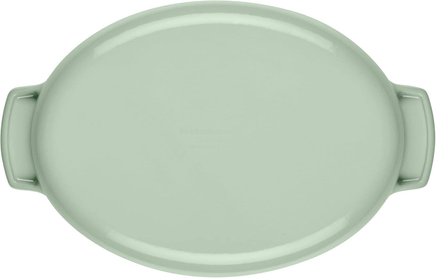 KitchenAid® KitchenAid Cast Iron Oval Au Gratin Roasting Pan Suitable - 2.5 Quart