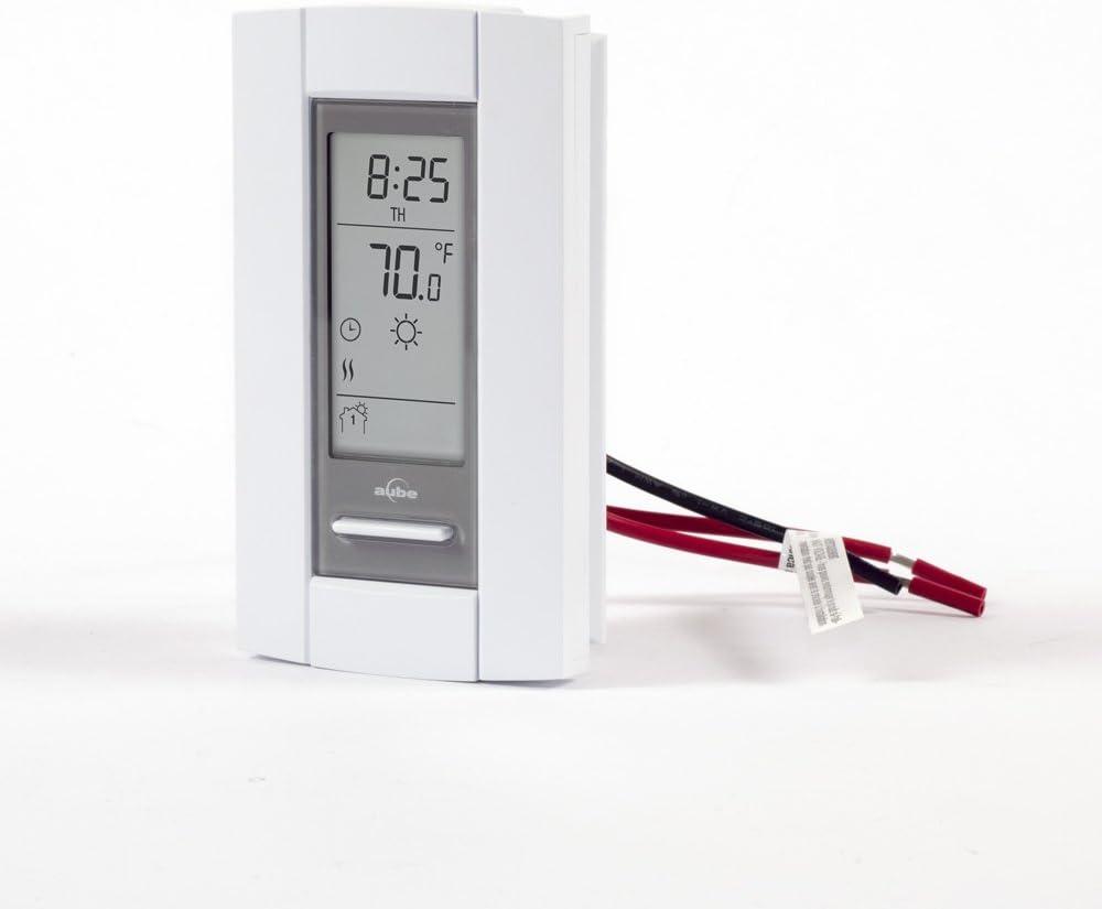 CADET TH114A-240D-B Electric Non-Prog Wall Stat,15A,DP, 240/208V, White