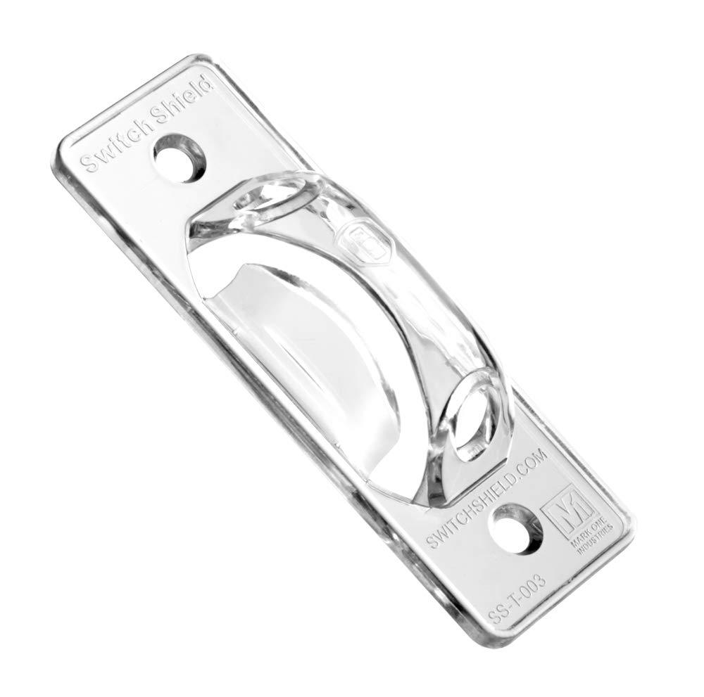 Clear Light Switch Guard / Cover (3 Pack) Toggle Style, Child-Safe, Home & Office