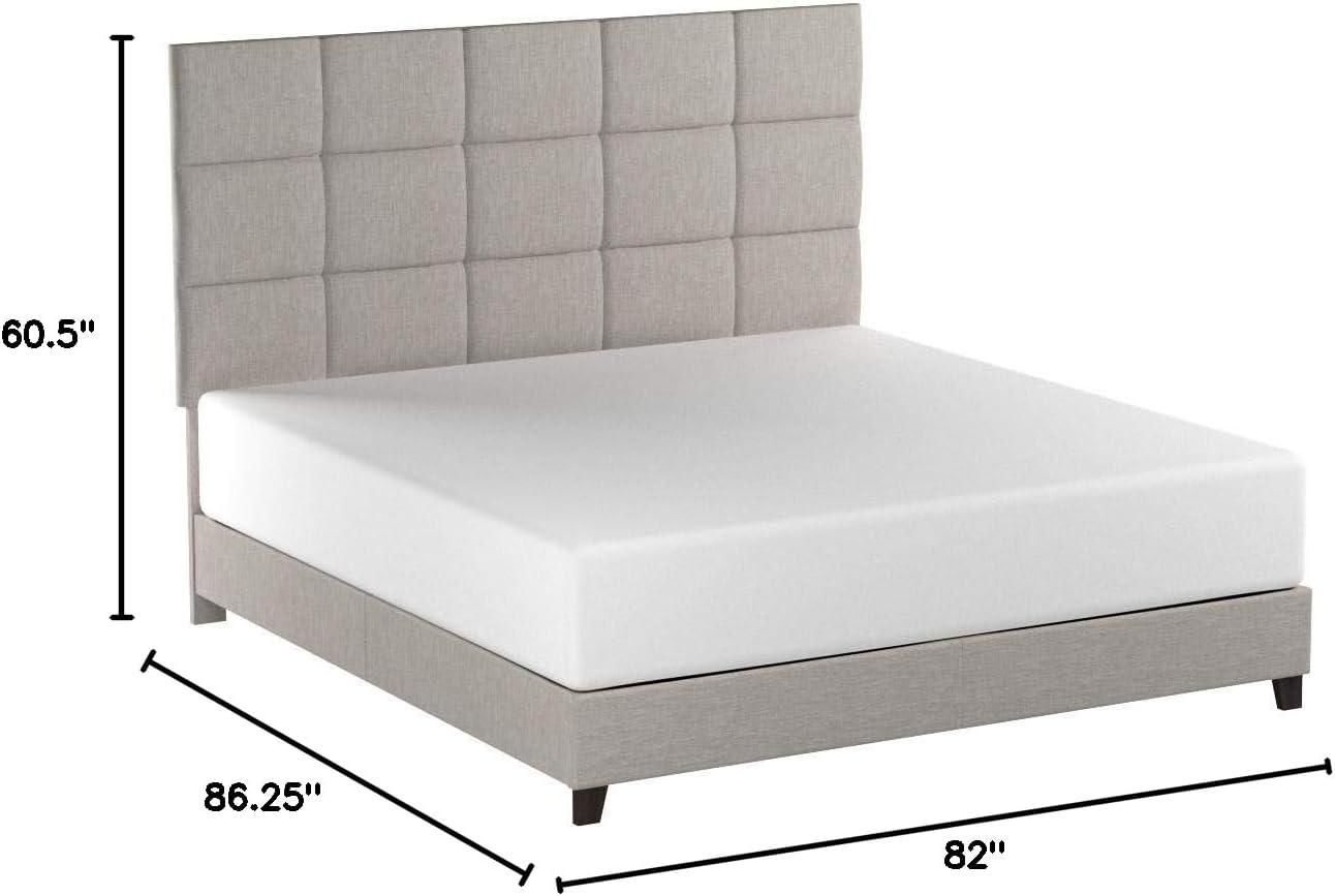 Dolante Tufted Upholstered Low Profile Standard Bed