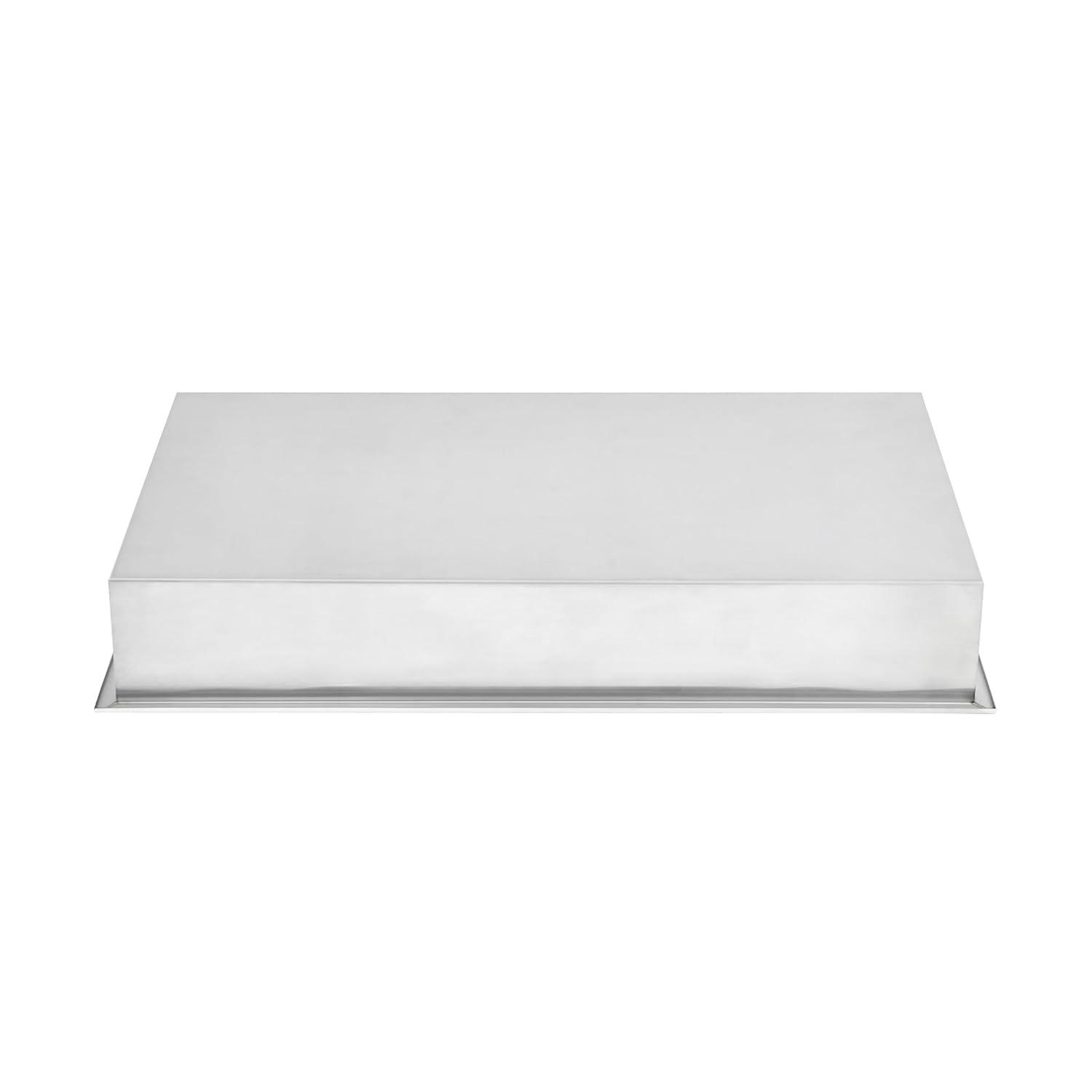 Voltaire 12" x 24" Stainless Steel Single Shelf Wall Niche