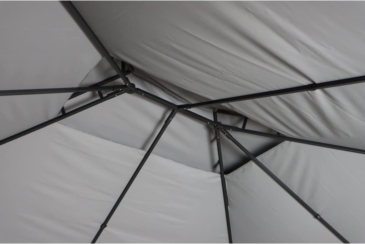 Garden Winds Replacement Canopy Top Cover Compatible with The 10x12 Easy Assembly Gazebo - Riplock 350