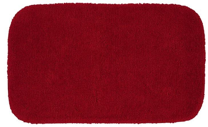 Garland Rug 3pc Finest Luxury Ultra Plush Washable Nylon Bath Rug Set Red : Microfiber, Machine Washable, Non-Slip Backing