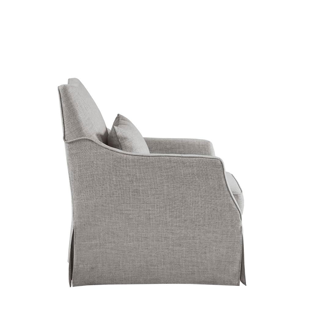Martha Stewart London 360°Swivel Armchair with Lumbar Pillow