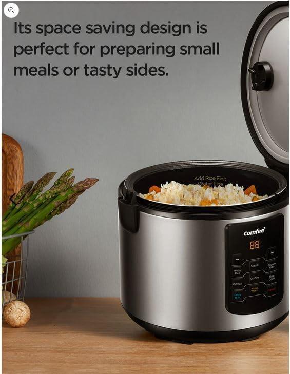 Comfee' Comfee' 8 Cup 6-in-1 Rice Cooker