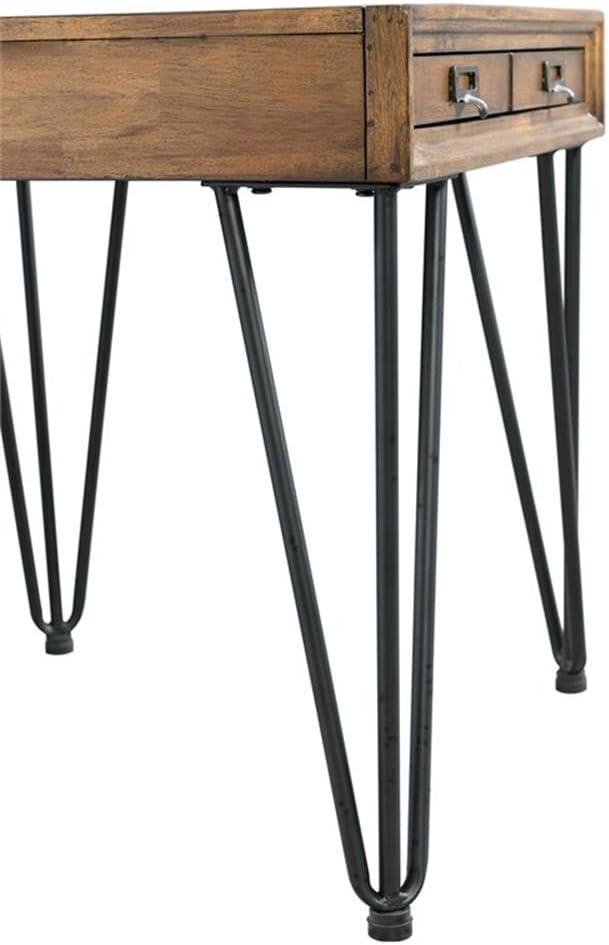 Tanner End Table Light Walnut - Picket House Furnishings: Hairpin Legs, Apothecary Tray Fronts, Acacia Frame