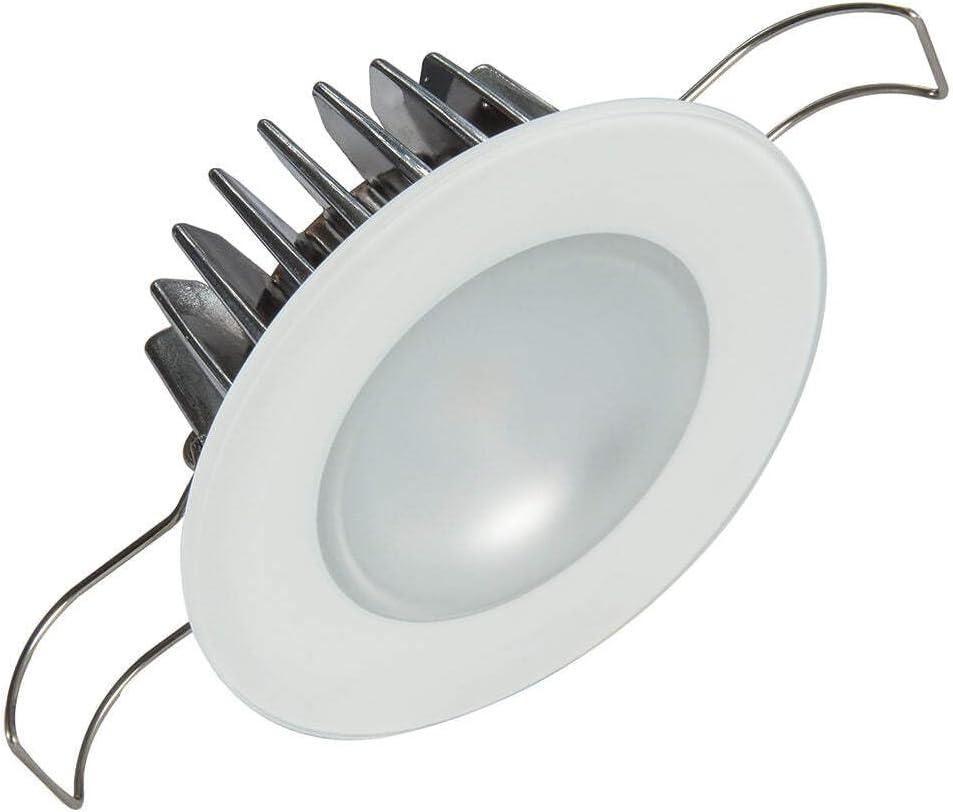 Lumitec Mirage Flush Mount Interior Down Light - Dimmable White, Red and Blue - Glass Fixture No Bezel - 2.5" Diameter