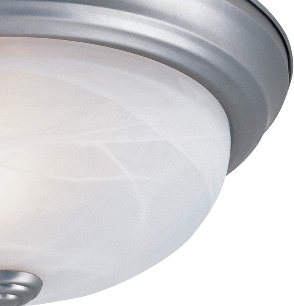 Designers Fountain 15 inch 3-Light Pewter Flush Mount Ceiling Light, 1257L-PW-AL