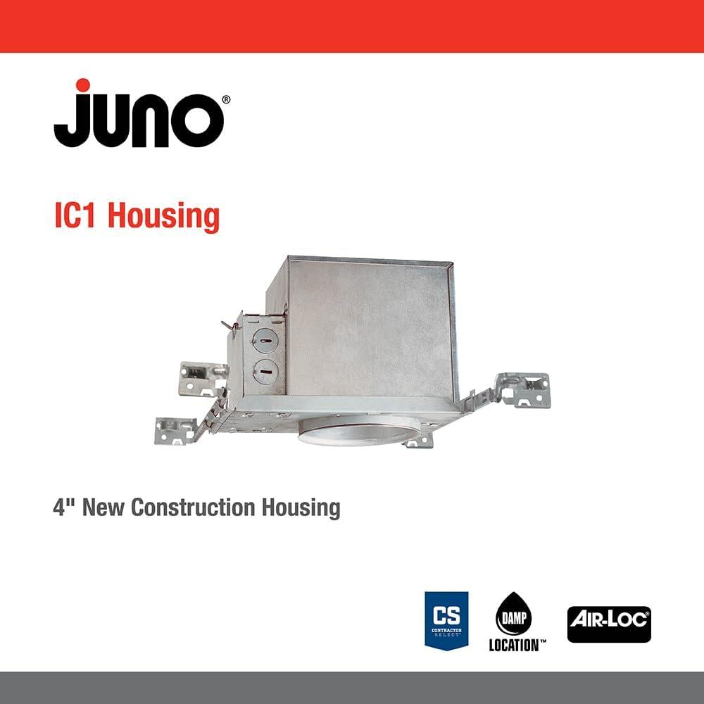 Air-Tight IC Rated Recessed Lighting Housing for New Construction