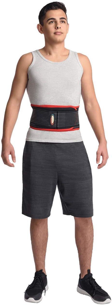 MAXAR Deluxe Bio-Magnetic Back Support Belt, Lumbar Support: BMS-511