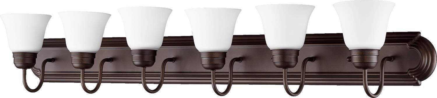 Quorum Lighting 6 - Light Vanity in  Oiled Bronze