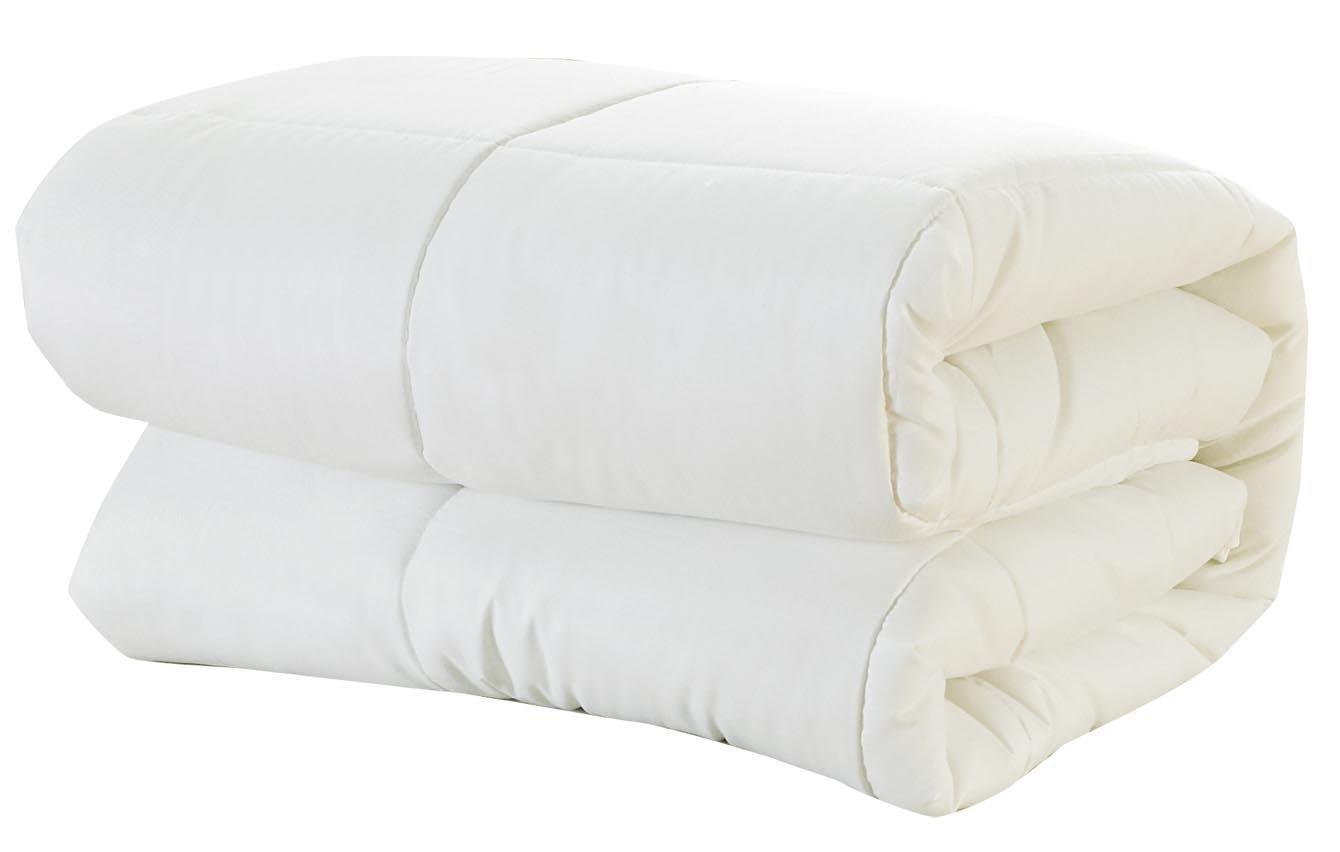 Lux Decor Collection King Comforter Duvet Insert - Box Stitched Down Alternative Single Comforter - Quilted Comforter with Corner Tabs (King, Navy Blue)