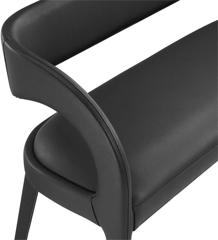 Modway Modway Pinnacle Vegan Leather Accent Bench