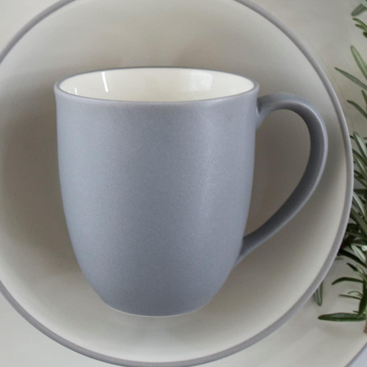 Noritake Colorwave Slate Set of 4 Mugs, 12 oz.