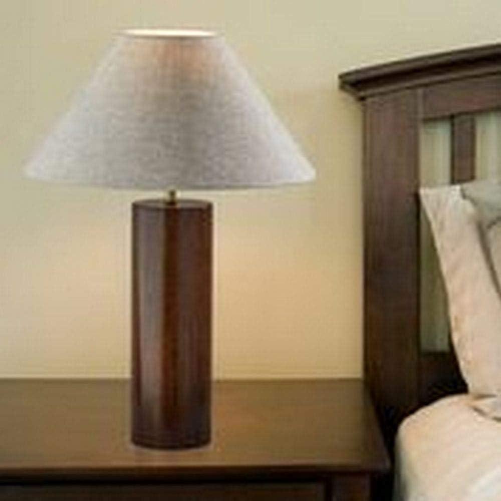 Martin Table Lamp Walnut - Adesso: Modern Bedroom & Living Room Lighting, UL Listed