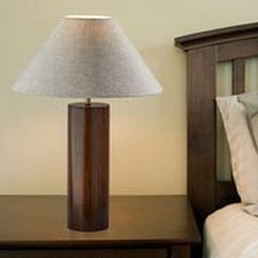 Martin Table Lamp Walnut - Adesso: Modern Bedroom & Living Room Lighting, UL Listed