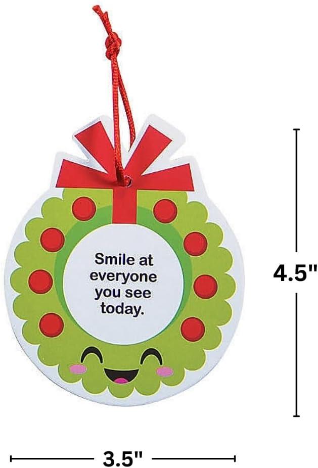 Adornos Navideños de Hechos de Bondad, Papelería, Navidad, 24 Piezas