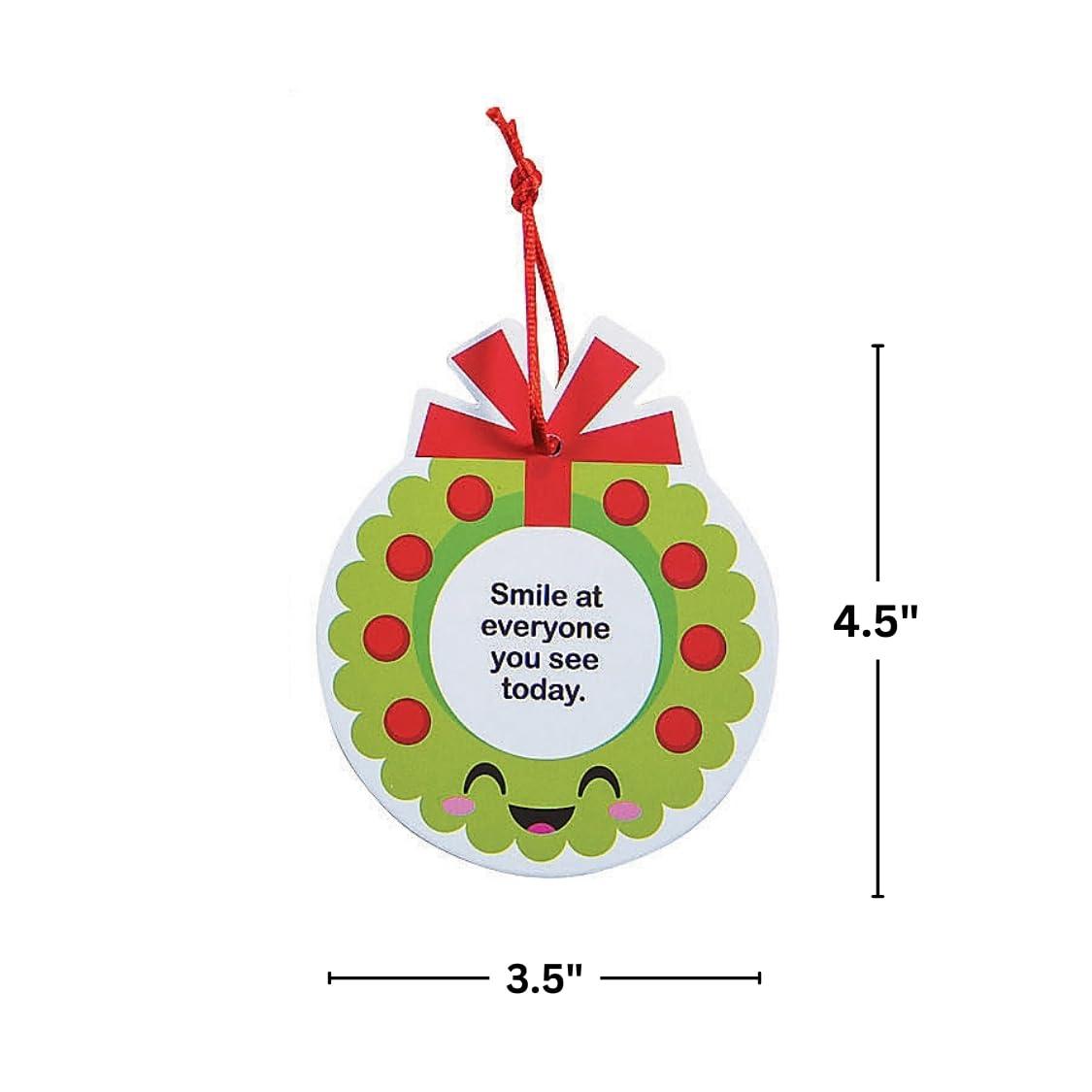 Adornos Navideños de Hechos de Bondad, Papelería, Navidad, 24 Piezas