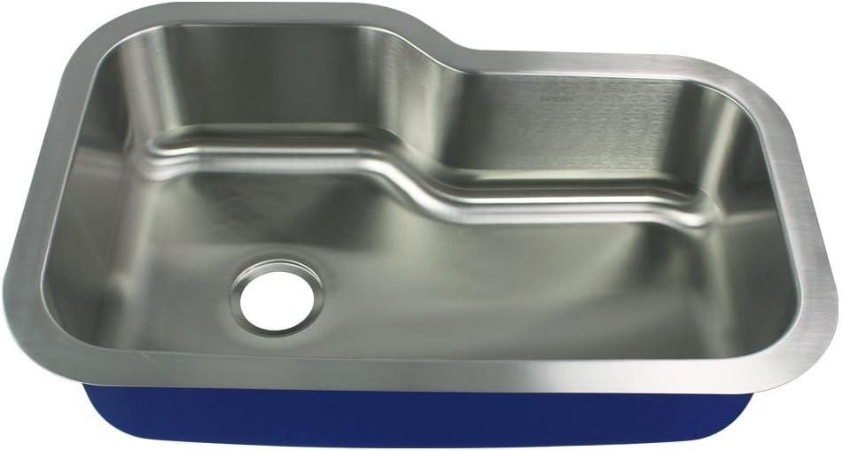 Meridian 33'' L Undermount Single Bowl Stainless Steel Kitchen Sink