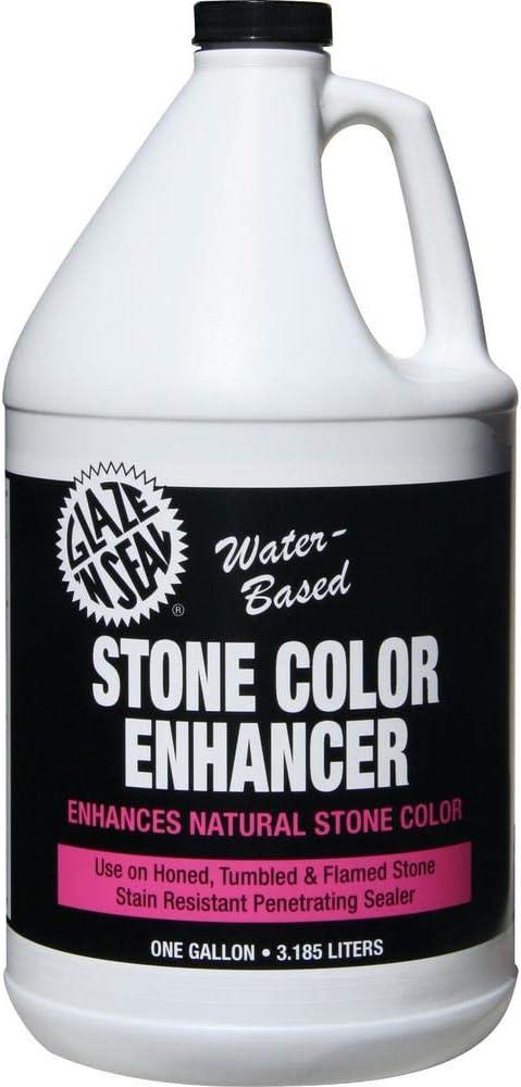 1-Gallon Clear Water-Based Stone Color Enhancer and Sealer